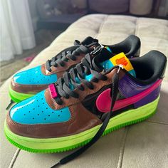 Nike Undefeated X Air Force 1 Low Pink Prime. Barely Worn- Maybe Worn Once With No Creases. No Original Box Men’s Size 9 Going Anywhere From $160-220 On Stock X Offers Accepted! Air Force 1 Undefeated, Nike Undefeated, Prime Colors, Air Force 1 Low, Shoes Nike, Air Force 1, Mens Shoes Sneakers, Blue Purple, Character Shoes