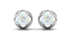 Product Details These Flower Stud Earrings are designed to create an unforgettable impression on everyones minds. An artful example of simplicity, embellished with Round Cut Ethiopian Opal secured in 4 prong setting over a unique floral design. These Opal Stud Earrings are crafted in Solid Metal. Give these sparkling Screw Back Earrings to your special person and make it a beautiful memory. Product Information SKU SHP-EARRINGS112117030 Length 6 mm Width 6 mm Height 4 mm Weight 1.20 gm (Approxima Classic White Round Flower Earrings, White Sterling Silver Earrings With Diamond Cut, Silver Round Flower Earrings With Prong Setting, Classic Silver Flower Earrings With Prong Setting, White Round Bridal Earrings With Prong Setting, Round Bridal Earrings With Prong Setting, White Round Cut Earrings For Anniversary, Formal White Sterling Silver Flower Earrings, White Sterling Silver Earrings With Halo Design