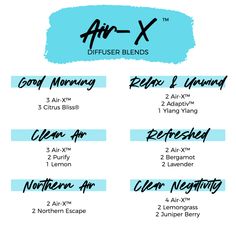 Air X Doterra, Air X Diffuser Blend, Doterra Odor Eliminator Diffuser, Essential Oils To Diffuse In Office, Doterra Energy Blend Diffuser, Adaptiv Diffuser Blend Doterra, Doterra Air-x Diffuser Blends, Essential Oil Chart