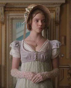 Period Drama Dresses, Emma Movie, Iconic Costumes, Emma 2020, Empress Sissi, Emma. 2020, Emma Woodhouse, Emma Jane Austen, Regency Gown