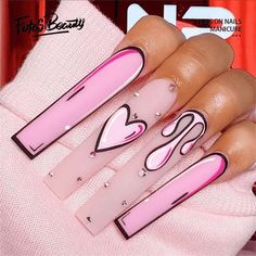 Click here to view more Fofosbeauty Press On Nails at lower price! Fofosbeauty--Press on nails 24 Pieces set 12 different sizes. Artificial nails design your own nails for weddings, parties, weekend dating, or special occasions. Acrylic nails art accessories design 24 pcs set full nail design fake nail tips with free nail glue sticker sheet and mini nail file. These tools can help you wear fake nails better, and the operation is easy and convenient for everyone. Clip-on nails have different size Coffin Tips, French Coffin, Fake Acrylic Nails, Love Doodles, Nails Tips, Nail Type, Nails Set, Acrylic Nail Art, Nail Art Accessories