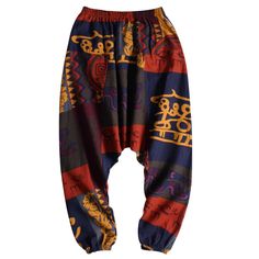 Unleash your inner artist with INCERUN’s Baggy Cotton Linen Harem Pants! These wide leg trousers, with their hip hop vibes and vibrant tribal patterns, offer unmatched comfort and style. Perfect for the fashion-forward man who values self-expression and community. Wide Leg Trousers Casual, Linen Trousers Men, Winter Pant, Harem Pants Fashion, Plus Size Wide Leg, Cotton Linen Trousers, Harem Pants Men, Linen Harem Pants, Hip Hop Women