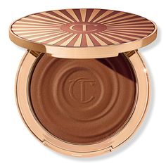 Beautiful Skin Sun-Kissed Glow Cream Bronzer - Charlotte Tilbury | Ulta Beauty Charlotte Tilbury Cream Bronzer, Bronzer Charlotte Tilbury, Charlotte Tilbury Bronzer, Charlotte Tilbury Cream, Rich Aunt, Cream Bronzer, Makeup Bronzer, Makeup Bags, Makeup Essentials