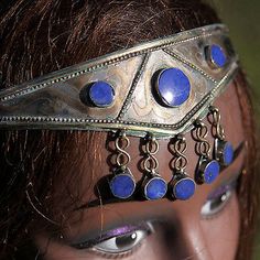 Goldplated-Turkoman-Tribal-CROWN-Handmade-Headpiece-Belly-Dance-Blue-Lapis-619w1 Handmade Headpiece, Crown Handmade, Crown Headpiece, Hair Adornments, The Great Gatsby, Blue Lapis, Semi Precious Stones, Belly Dance, Gatsby