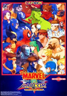 an advertisement for the video game's title, marvel vs gargom is shown