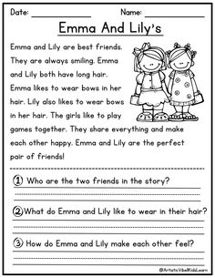 the worksheet for an english language book with two girls in dress and hair