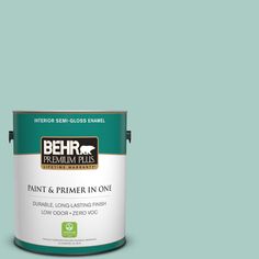 behr paint's interior semi - gloss enamel paints