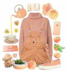 Cute Colorful Outfits, Edgy Work Outfits, Shifting Outfits, Autumn Core, Peach Clothes, Odd Fashion, Creepypasta Oc, Peach Aesthetic, Lara Jean