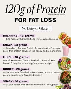 Protein For Fat Loss, Protein Meal Plan, Dairy Free Protein, Motivasi Diet, Healthy High Protein Meals, No Dairy, Easy Healthy Meal Prep, Macro Meals, Protein Diets