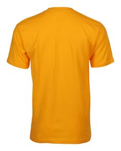 Tultex 0202TC - Unisex Fine Jersey Tee - GOLD - 3XL | Tultex Fine Jersey T-Shirt in Gold Size 3XL | Cotton Orange Crew Neck T-shirt With Moisture-wicking, Orange Moisture-wicking Short Sleeve Tops, Orange Short Sleeve Moisture-wicking Top, Gold Short Sleeve Cotton Shirt, Gold Cotton Short Sleeve Shirt, Gold Short Sleeve Tops With Graphic Print, Gold Graphic Print Short Sleeve Top, Gold Crew Neck Cotton T-shirt, Gold Crew Neck Cotton Top