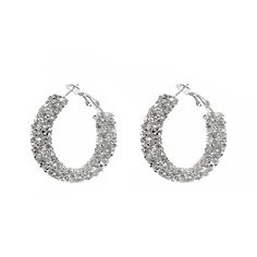 PRICES MAY VARY. Materials --- Made of Hypoallergenic Materials. AAAAA Cubic Zirconia, Shiny & Sparkly. Size & Details --- Shiny Small Hoop Earrings. Boho Rhinestone Wrapped Hoops Dangle, Huggie Lightweight Sparkle Wedding Christmas Jewelry. Packing --- Dainty Earrings Packed in Black Gift Velvet Pouch. It is the ideal gift for Best Friend, Daughter, Lover, Mom, Sister, Bride, Bridesmaids, Aunt, Girl Friend etc. Perfect Gift --- Ideal for Christmas gifts, Thanksgiving gifts, Birthday gifts for g Silver Sparkling Hoop Earrings For Parties, Sparkling Silver Hoop Earrings For Party, Silver Crystal Party Earrings, Party Small Hoop Bling Earrings, Small Crystal Hoop Earrings For Party, Silver Hoop Earrings With Bling For Wedding, Silver Bling Hoop Earrings For Wedding, Party Small Hoop Crystal Earrings, Wedding Bling Hoop Earrings In Metal