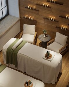 SPA Center :: Behance Luxury Spa Room Design, Beauty Salon Reception Ideas, Spa Relaxation Room, Massage Ideas, Body Massage Spa