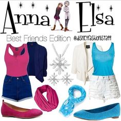 Disney Wear, Disney Themed Outfits, Outfits And Accessories, Anna And Elsa, Disney World Outfits, Disney Inspired Fashion, Disneyland Outfits