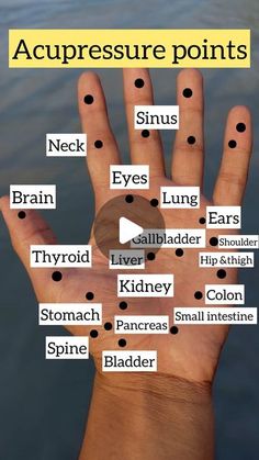 Foot Acupressure Points, Hand Acupressure Points, Accupunture Points Acupuncture, Pressure Points Chart, Hand Pressure Points, Body Pressure Points, Reflexology Points, Acupressure Point