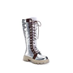 Iamjenniferle Driftwood 8 Year Anniversary Limited Edition Boots Excellent Condition Look Brand New Worn Once With Lace And Fur 8 Year Anniversary, Metallic Boots, Make Color, Year Anniversary, Lace Up Boots, Shoe Laces, Custom Made, Limited Edition, Size 10