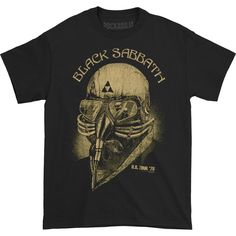 Black Sabbath US Tour 78 T-shirt 125436 | Rockabilia Merch Store Black Sabbath Shirt, Black Sabbath T Shirt, Logo Amp, Alt Clothes, Arch Logo, Metal T Shirts, Music Tees, Gas Mask, Black Sabbath