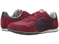 $75 Onitsuka Tiger by Asics Serrano™ Burgundy/Navy - Zappos.com Free Shipping BOTH Ways Onitsuka Tiger Serrano, Onitsuka Tiger, Famous Footwear, Genuine Leather Shoes, Shoe Closet, Classic Shoes, Up Shoes, Lace Up Shoes, Tennis Shoes