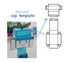 the instructions for how to make an origami paper plant that looks like a box