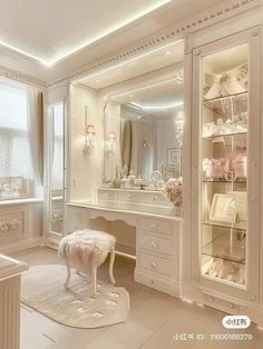 Modern Princess Bedroom, Old Money Master Room, Aesthetic Master Room, White Princess Bedroom, Modern Interior Designs For Homes, Classy Room Ideas, Girly Mansion, Luxury Master Closet, Rich Girl Room