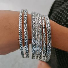 Welcome To Our Shop:- HansJewellers Description:- 👉👉 Item Details Handmade Bangles Metal: 925 Sterling Silver Purity: 925 Parts Per 1000 Silver Polish: High All Size Available ✈️ Free shipping in the USA (USPS) 🔄 14 Days Return ⌛ 24 Hours Handling Time ☎️ Feel free to contact me with any question or comments anytime :) *Benefits Of Wearing Silver As a metal, silver has significant health benefits that have been used across cultures for centuries. Silver has a proven track record as a powerful Handmade Bohemian Sterling Silver Bracelet, Bohemian Style Sterling Silver Bracelet As Gift, Bohemian Sterling Silver Bangle Bracelet Nickel Free, Nickel Free Bohemian Sterling Silver Bangle, Bohemian Sterling Silver Stackable Bangle, Stackable Vintage Bangle, Silver Stackable Bohemian Cuff Bracelet, Bohemian Silver Stackable Cuff Bracelet, Nickel-free Bohemian Bangle Cuff Bracelet