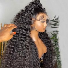 PRODUCT FEATURESItem: Allove Crimps Curls Loose Deep Wave 13x4 HD Lace Front Human Hair Wig With 3 Cap SizesHair Material: 10A Grade 100% Virgin Remy Human Hair, No Really Shedding, No Tangle, No Bad Smell.Hair Color: Natural Black ColorWig Density: 150% /180% DensityHair Length: 10 - 30 inch are availableWig Cap Size/ Circumference: Large (Circumference 23.5"); Medium (Circumference 22.5"); Small (Circumference 21.5")Texture: Loose Deep Wave Hair, Natural Hairline, Soft, Comb Easily, Can Re-sty Loose Deep Wave Hair, Smell Hair, Loose Deep Wave, Graduation Hairstyles, Bad Smell, Remy Human Hair Wigs, Deep Wave Hairstyles, Hair Brands, Wave Hair