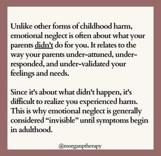 Childhood Neglect, Narcissistic Family, Mental Health Facts, Inner Child Healing, Emotional Awareness, Mental Health Resources, Healthy Relationship Advice, Mental And Emotional Health, Laura Lee