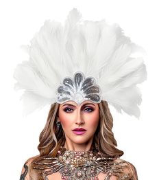 PRICES MAY VARY. ELEGANT: Elevate your look with this elegant rainbow-colored feather headpiece complete with a removable mask for versatility. Perfect for Halloween, Mardi Gras, or any costume event. PREMIUM MATERIALS: Crafted with real feathers and a strong elastic band, this headpiece is perfect for parades in Bourbon Street or Rio Carnival. Durable and built to last. EXQUISITE DESIGN: The long, natural feathers add sophistication and glamour to any outfit, making it perfect for vintage parti Show Girl Costume, Carnival Caribbean, Carnival Headdress, Bachelorette Party Accessories, Harlem Nights, Flapper Headband, Feather Headpiece, Dream Cast, Show Girl