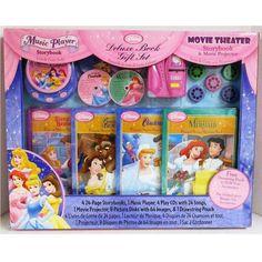 the disney movie theater playset includes princesses, rapps and other musical instruments