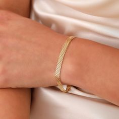 Bismarck Bracelet, Solid 14K Gold Knitt Chain Bracelet, Dainty Custom Knitt Bracelet, Minimalist 14K Gold Bismark Bracelet, Birthday Gift, Anniversary Bracelet, Birthday Gift, Christmas Gift, Solid Gold Bracelet, Minimalist Gold Bracelet, 6.0 MM Gold Chain Bracelet, Wedding Bracelet, Valentine's Day Gift "Material: SOLİD GOLD (No Gold Filled Or No Gold Plated)" "KARAT: 14K (585) "Bracelet Width: 6,0 MM "Available Gold Color: (Yellow Gold, White Gold, Rose Gold) "The certificate will be sent with Delicate Tarnish-resistant Gold Bracelet For Formal Occasions, Delicate Tarnish-resistant Gold Bracelet For Formal Events, Dainty Jubilee Chain Bracelet For Anniversary, Dainty Flexible Formal Bracelets, Dainty Flexible Bracelets For Formal Occasions, Dainty Flexible Bracelet For Formal Occasions, Dainty Gold Flexible Chain Bracelet, Delicate Formal Chain Bracelet Bangle, Delicate Formal Bangle Chain Bracelet