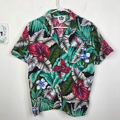 Top Rated VTG Hilo Hattie Women's Aloha Hawaiian Shirt Size S Button Down Floral Tropical, Womens Tops Vacation Camp Collar Shirt With Buttons, Vacation Camp Shirt With Buttons, Vacation Camp Shirt With Buttons And Camp Collar, Summer Hawaiian Shirt With Button Closure, Hawaiian Vacation Tops With Button Closure, Hawaiian Button-up Camp Shirt For Beach, Hawaiian Vacation Tops With Buttons, Hawaiian Shirt For Beach With Buttons, Hawaiian Camp Shirt With Button Closure For Vacation