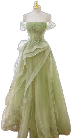 Prom Dress Green, Green Formal Dress, Graduation Dresses Long, Off Shoulder Tulle, Lace Prom Gown, Lace Long Prom Dress, Flower Prom Dress, Green Formal Dresses, Green Tulle