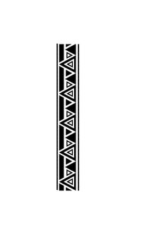 the letter i is made up of black and white geometric designs on a white background