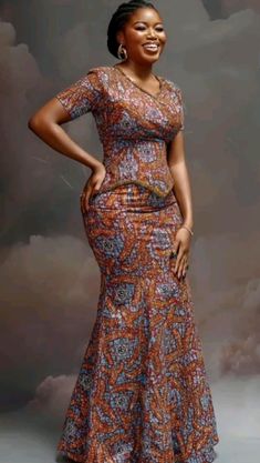 Long Chitenge Skirts, Latest Ankara Long Gown Styles, Nigerian Dress Styles, Ankara Skirt Styles, African Head Dress, My Culture, Glamorous Evening Dresses, Ankara Long Gown Styles