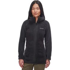 Columbia Women's Panorama Long Jacket, Fleece-lined Hooded Jacket For Hiking, Fleece Jacket Outfit, Outdoor Fleece Hooded Jacket With Moisture-wicking, Columbia Zip Up Fleece, Columbia Heavenly Hooded Jacket, Fleece Jacket Womens, Columbia Fleece, Jacket Outfit Women