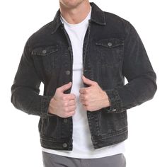 Funny Quote Men's Vintage Denim Jacket Want to finish off your look with something stylish yet classic? Look no further than Sarcastic Black Denim Jacket. Featuring a high-quality, acid wash black denim fabric, this jacket is sure to make you stand out in any crowd. The perfect layering piece for casual days or post-work drinks, it will add a unique spin to all of your favorite looks. Whether you're looking for something special to show off your unique style or just want to stay warm on those co Vintage Black Denim Jacket, Black Washed Denim Jacket For Streetwear, Vintage Washed Black Denim Jacket For Winter, Vintage Black Washed Outerwear, Vintage Style Washed Black Outerwear, Black Washed Fitted Denim Jacket, Fitted Black Washed Denim Jacket, Black Fitted Denim Jacket With Pockets, Fitted Black Denim Jacket With Pockets