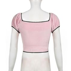 Please refer to our sizing chart for a guideline when choosing a size. 5 business days order processing time. 90% polyester 10% spandex Elegant Fitted Cotton Puff Sleeve Top, Fitted Square Neck Solid Color Top, Fitted Solid Color Square Neck Top, Pink Fitted Puff Sleeve Top With Square Neck, Cute Fitted Tops With Square Neck, Trendy Fitted Pink Puff Sleeve Top, Cute Fitted Top With Square Neck, Cute Fitted Square Neck Top, Cotton Puff Sleeve Top With Bow