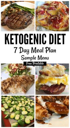 Program Diet, Sample Menu, Ketogenic Meal Plan, Day Meal Plan, Starting Keto Diet, Resep Diet, 7 Day Meal Plan