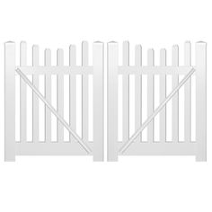 a white picket fence on a white background