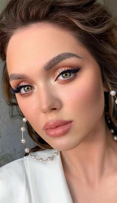 Wedding Eye Makeup, Glam Wedding Makeup, Engagement Makeup, Soft Makeup Looks, Bridal Makeup Natural, Wedding Day Makeup, Neutral Makeup, Glam Makeup Look, Wedding Makeup Looks