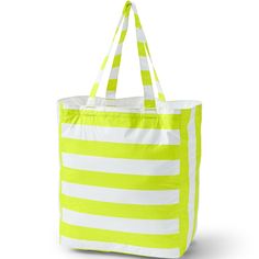 For beach day, for every day. This roomy tote with long double handles has an inside zippered pocket that can be used to store the tote between uses. Made of water and sand-resistant fabric. With handy water bottle holders. Pick from a selection of fun colors; you’ll be taking this everywhere! White Canvas Beach Bag With Double Handle, White Travel Tote Diaper Bag, White Tote Diaper Bag For Travel, White Travel Diaper Bag Tote, Playful Summer Bags For Daily Use, White Double Handle Canvas Beach Bag, White Beach Bag For Daily Use During Beach Season, White Canvas Beach Bag For Everyday Use, White Rectangular Casual Diaper Bag