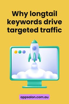 a computer screen with the words, why long tail keywords drive targeted traffic?