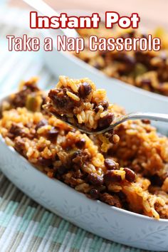 instant pot take a nap casserole recipe with chocolate beans and oatmeal