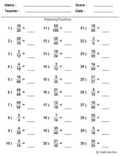 a worksheet for adding fraction to numbers with the same number and place value