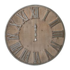 an old clock with roman numerals on the face