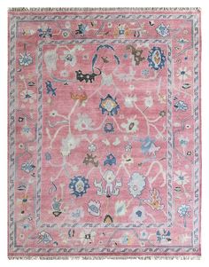 Exquisite Modern Pink Oushak Rug 4x6, 5x8, 6x9, 8x10, 9x12, 10x14 Handknotted Persian Rugs for Living Room Handmade Rugs for Bedroom - Etsy Living Room Antique, Rugs For Bedroom, Rich Color Palette, Rugs For Living Room, Rug Modern, 4x6 Rugs, Hand Knotted Rug, Persian Rugs, Think Pink