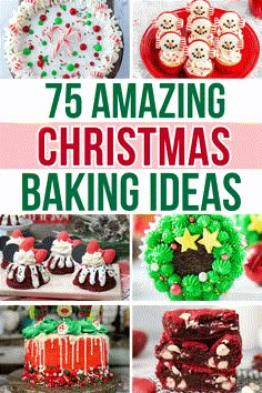 christmas baking ideas that are easy to make and fun for the whole family, including cakes