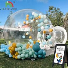 ad eBay - 20ft Bubble House Kids Party Balloon Inflatable Bubble Tent Dome w/Blower & Pump - Buy Now, click the link (eBay) Kids House Garden, Bubble Birthday