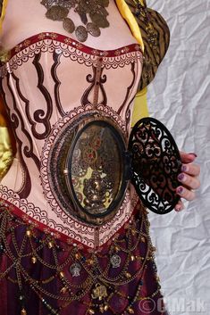 nerdofwar: “Steampunk corset by my friend Nola Yergen ” Steampunk Mode, Steampunk Shop, Moda Steampunk, Corset Steampunk, Mode Steampunk, Steampunk Tendencies, Style Steampunk, Steampunk Decor