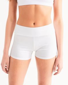 Made with stretch high-tech fabric, our sleek and fitting Women's Mid-Rise Yoga Shorts comfortably move with you. Handmade with exquisite stitching provides you a great fit from work outs to lounging around. Smooth, breathable fabric Wicks away moisture Comfortable waistband Printed, cut, and handmade Yoga Vinyasa, Track Pants Women, White Sports Bra, Work Outs, Mini Short, Women Midi, Yoga Shorts, Mens Joggers, Grey Women