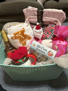 a basket filled with lots of different items